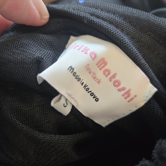 Lirika Matoshi Black Strawberry Dress tulle goth cottage core Small - Picture 11 of 17